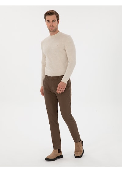 Cacharel Erkek Kahverengi Pantolon Kanvas-chino 50314084-vr029