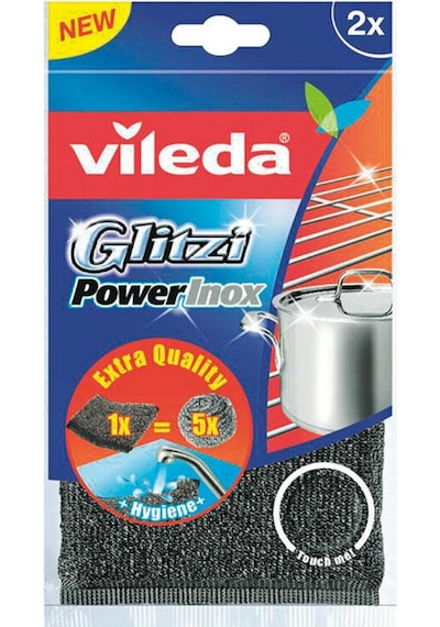 2'li Glitzi Power Inox Çelik Bulaşık Teli