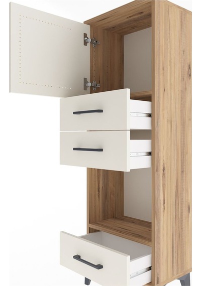 Arges Dolap 2 Raflı 3 Çekmeceli Tek Kapaklı 44x30x134 Çam-aytaşı Çam Arges Dolap 2 Raflı 3 Çekmeceli Tek Kapaklı 44x30x134 Çam-aytaşı Çam