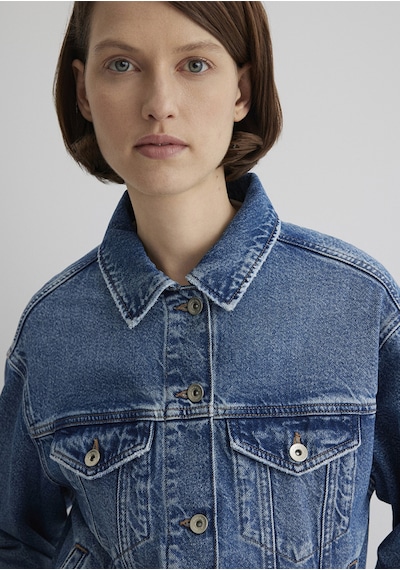 Mavi - Megi Mavi Premium Indigo Mavisi Jean Ceket 1110389-89162 Mavi