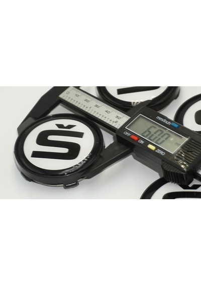 Skoda S logo Jant Göbeği Kapak Seti  60mm
