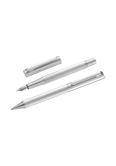 Steelpen Elite Serisi 5082 Plus Krom Dolma Kalem+tükenmez Kalem 165-Koyu Yeşil