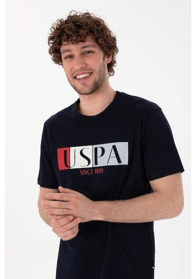 U.S. Polo Assn. Erkek Bisiklet Yaka Lacivert Pijama Takımı 50309821-VR033 U.S. Polo Assn. Erkek Bisiklet Yaka Lacivert Pijama Takımı 50309821-VR033