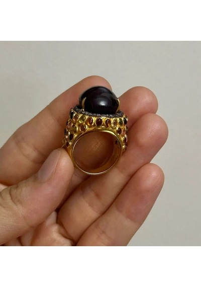 Star Ruby Elmas Yüzük 084