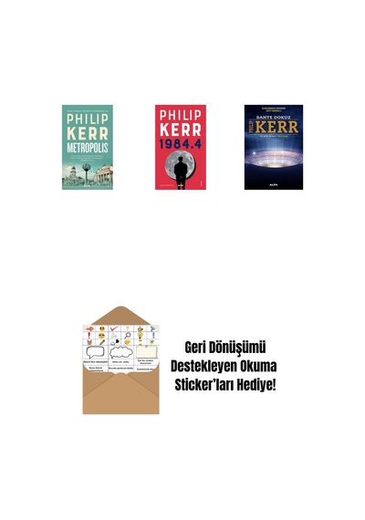 Metropolis + 1984.4 + Sahte Dokuz + Okuma Sticker'ları
