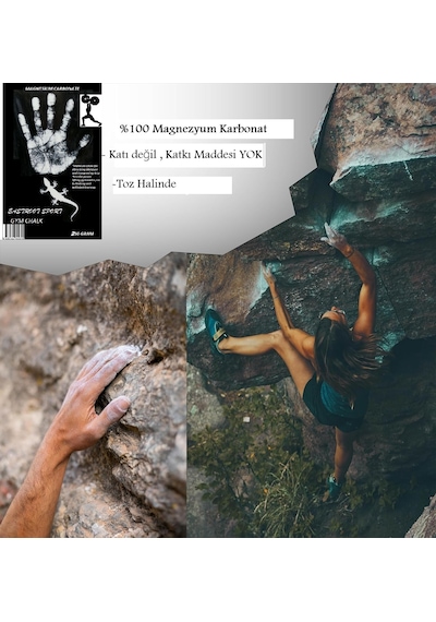 Magnezyum Tırmanma Tozu Eastroot Gym Chalk 1000 Gram Çok Renkli
