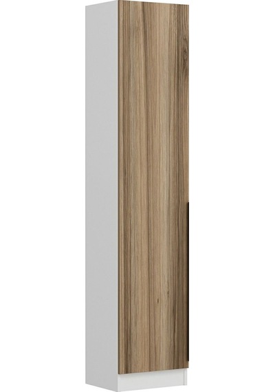 Minar Kale 210 Cm 1 Kapaklı 1b Raf Portmanto Beyaz Dore Plus