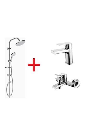 Creavit SH640 Luna 3'lü Duş Seti SH640 + IN1500 + lN2500