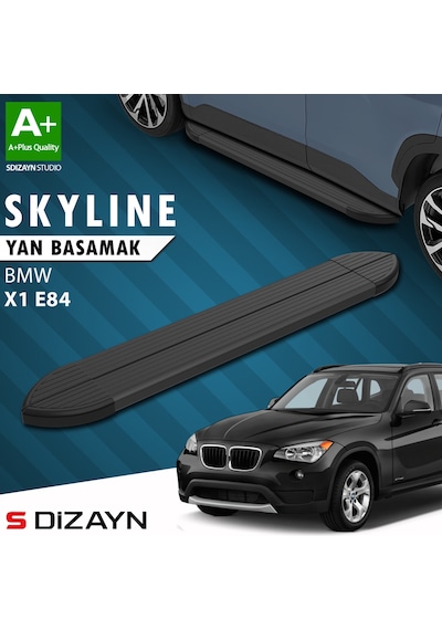 S-dizayn Bmw X1 E84 Skyline Siyah Yan Basamak 183 Cm 2009-2015 A+ Kalite
