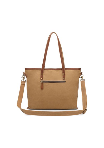 Kanvas Kumaş Kadın Omuz Çantası Smart Bags 1330 Camel