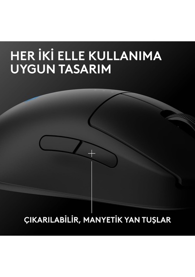 Pro 2 Lıghtspeed Kablosuz Oyun Mouse'u, Hero 2 32k Dpı Sensör, 500+ Ips, Usb-c Şarj, 4 Özelleştirilebilir Tuş, Sağ Ve Sol Elle Kullanıma Uygun, Pc/mac İçin, Siyah Pro 2 Lıghtspeed Kablosuz Oyun Mouse'u, Hero 2 32k Dpı Sensör, 500+ Ips, Usb-c Şarj, 4 Özelleştirilebilir Tuş, Sağ Ve Sol Elle Kullanıma Uygun, Pc/mac İçin, Siyah