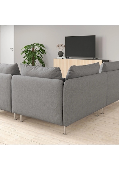 Ikea Gri Konforlu Kanepe - 6'lı Köşe Kanepe