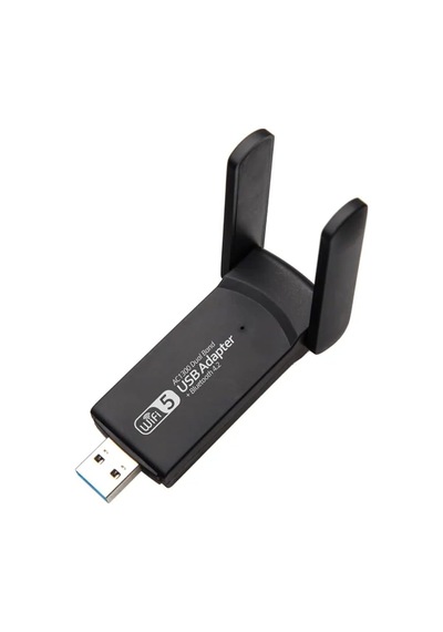 Wireless Adaptör Wifi Ağ Kartı Masaüstü Bilgisayar Pc İle Uyumlu 2,4g 5g Destekler 1300mbps Usb 3.0 Dual Band Usb Adapter 2,4ghz-5,82ghz Ac1300