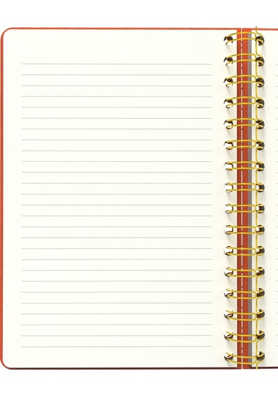 Melimelek Çizgili Defter Turuncu Bez Ciltli - Ceyda Düvenci Turuncu