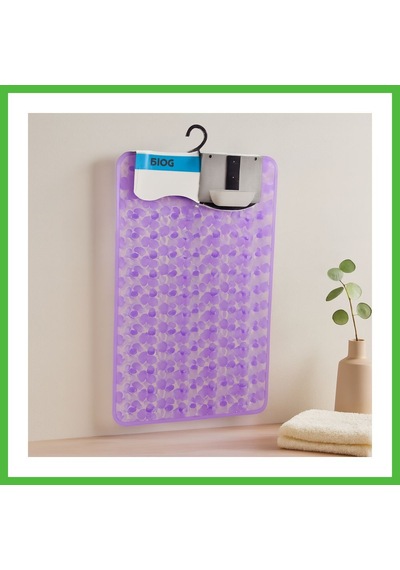 Vaveni Kaydırmaz Pvc Banyo Ve Küvet Paspası Petek Desenli Şeffaf-buzlu 37x68 Cm Arz