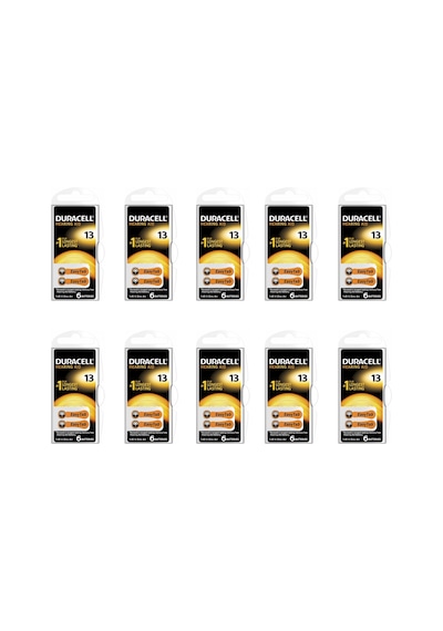 Duracell 13 Numara İşitme Cihazı Pili 6 x 10'lu