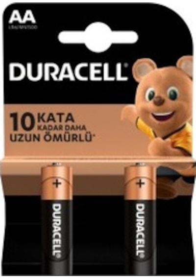 Duracell Aa Kartela Kalem Pil - 2li Paket Olarak Satılır K