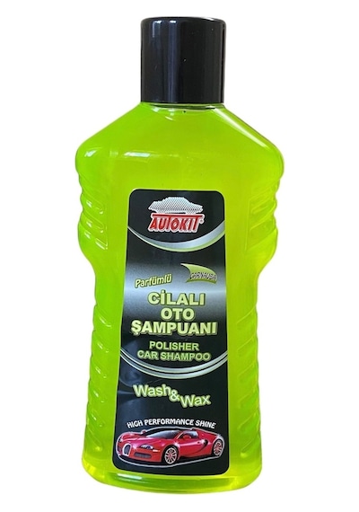 Autokit Mikrofiber Oto Yıkama Süngeri Ve Cilalı Oto Şampuanı