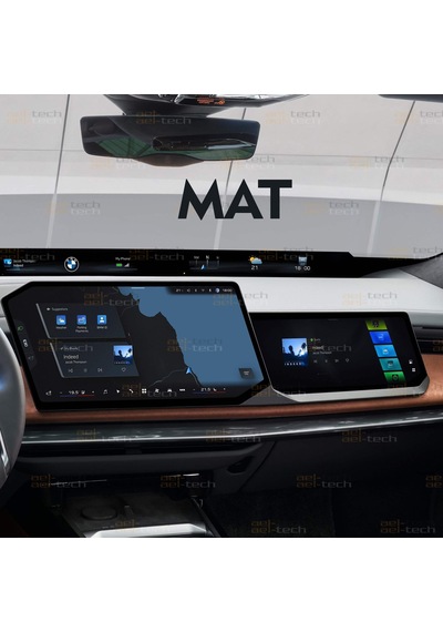 Bmw İ7 Uyumlu Mat Görünüm Multimedya Ve Sağ Yolcu Ekran 9h Nano Ekran Koruyucu 2026-2027