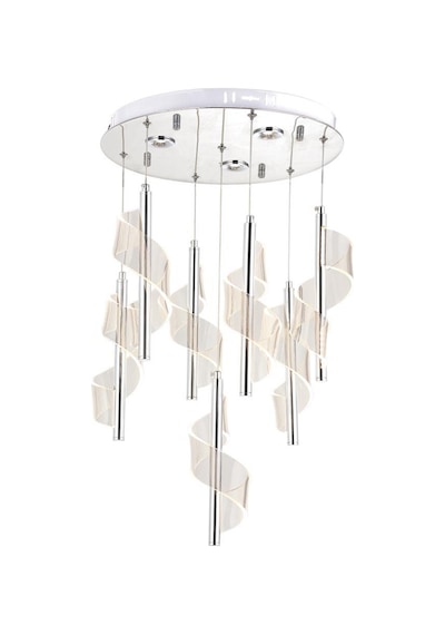 Eray Aydınlatma P7077-6+1 7Li Krom Sarkıt Led Avize