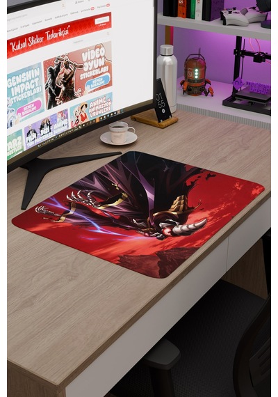 Overlord Kaymaz Dikişli Kauçuk Oyuncu Mousepad V1 - 48x40 Xl Gaming Mouse Pad Fare Altlığı