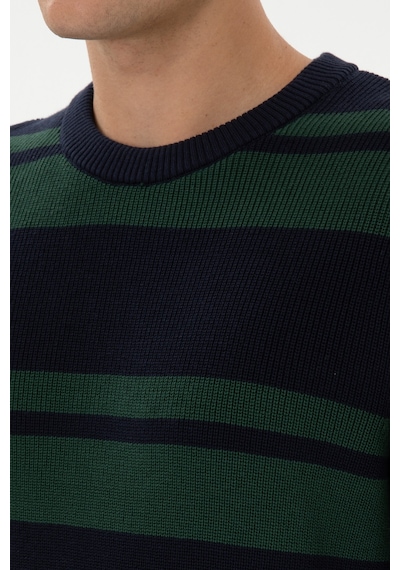U.S. Polo Assn. Erkek Regular Fit Bisiklet Yaka Lacivert Kazak 50314952-VR033
