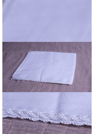 Hürrem Bone Beyaz 80X80 Cm Iç Tülbent Pamuklu 1007K_42 Beyaz