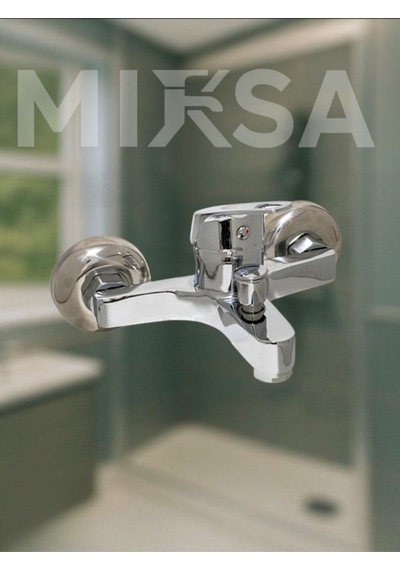 Krom Mix Banyo Duş Bataryası Musluğu , Yerli Üretim