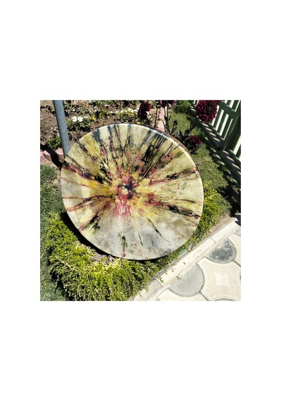 Mustafa Kasap Kuğu Mobilya Ahşap Sanat Çap. 50 Cm. Bendir Oğlak Derisi Akort Ayarlı Profesyonel. - 905203859