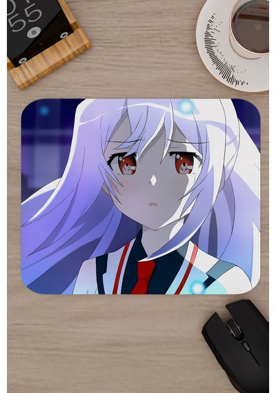 Plastic Memories Kaymaz Dikişli Kauçuk Oyuncu Mousepad V4 - 22x18 Gaming Mouse Pad Fare Altlığı
