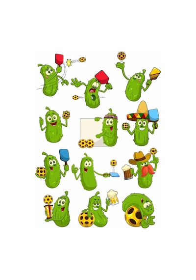 Salatalık Turşusu Sticker Set 1