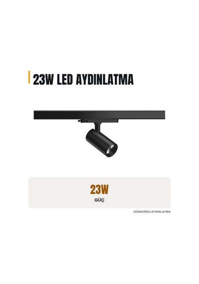 Goya 23w Samsung Ledli Ray Spot Mağaza Aydınlatma Armatürü - Gy-3659 Diğer