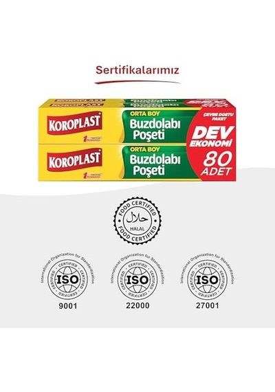 Orta Boy Buzdolabı Poşeti Dev Ekonomi 80 Li, Yeni Ekonomik Buzdolabı Poşeti Orta Boy 24x35 Cm, Bpa İçermez, Sızdırmaz Saklama Torbası, Meyve, Sebze, Yemek, Et, Tavuk, Gıda Saklama Torbası