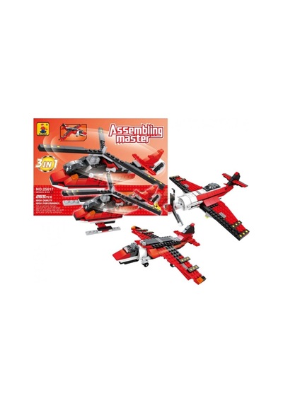 Ausini Assembling Master 3 İn 1 265 Parça Hava Araçları Seti