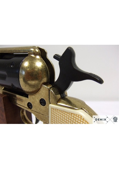 Denix Usa Colt 1873 Revolver 12 Gold 46cm Koleksiyon Obje