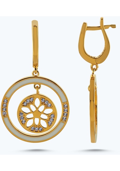 Altınbaş 22 Ayar Altın Mandala Küpe Kpman05-25693