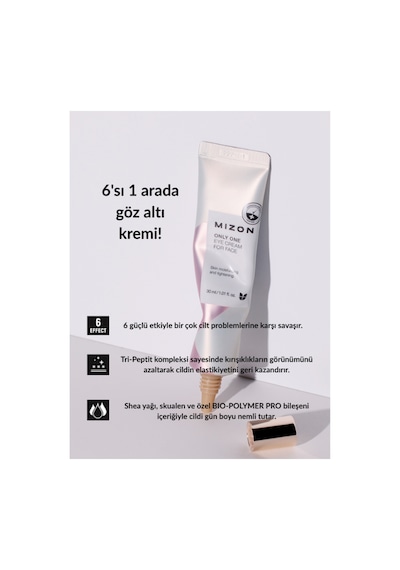 Defacto Mizon Only One Eye Cream For Face Aydınlatıcı Göz Çevresi Bakım Kremi 30 ml G7365AXNS