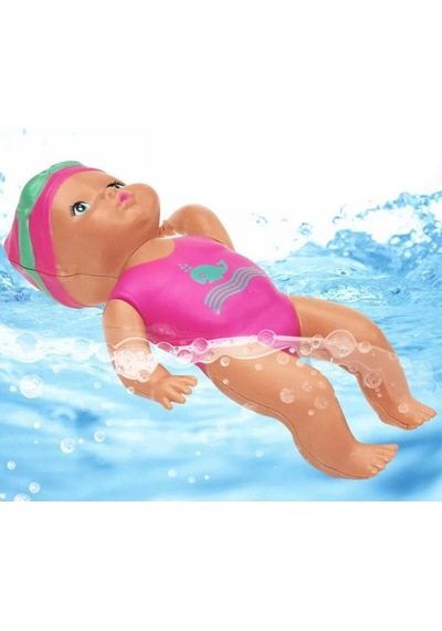 Kurmalı 14,5 Cm Yüzen Bebek Su Oyuncağı, Renkli, Unisex