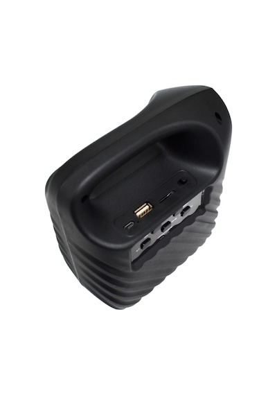 Işıklı 4" Taşınabilir Bluetooth Hoparlör El Fenerli FM Radyo