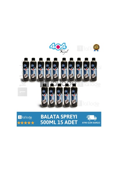 404 Balata Spreyi Genel Temizleme Sprey 500 Ml (15 Adet)