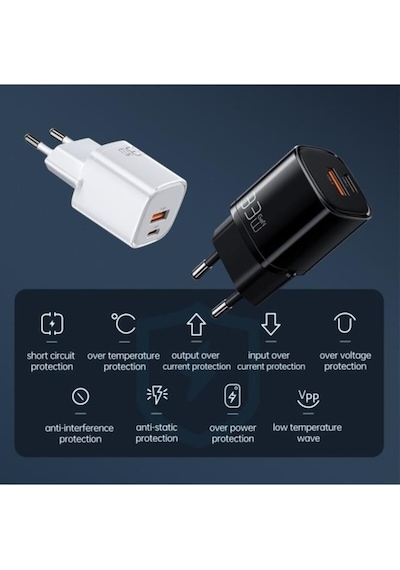 Mcdodo 33w Usb Type-c Mini Hızlı Şarj Adaptörü Gan Pd Ch-0151