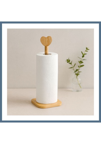Buradabulabilirsin Bambu Kağıt Havluluk 12x12 Cm Kalp Başlı Sap 28.5 Cm Bbz ÇoK Renkli