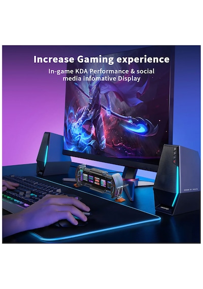 Divoom Times Gate Akıllı 5li Dijital Led Ekran-canlı Borsa Gamer