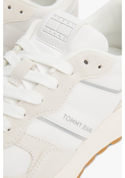 Tommy Jeans Kadın Tjw Cleated Runner Ayakkabı En0en02788ybl Beyaz