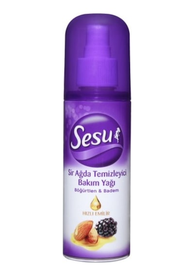Sesu Böğürtlen & Badem Sir Ağda Temizleyici Bakım Yağı 150 ML