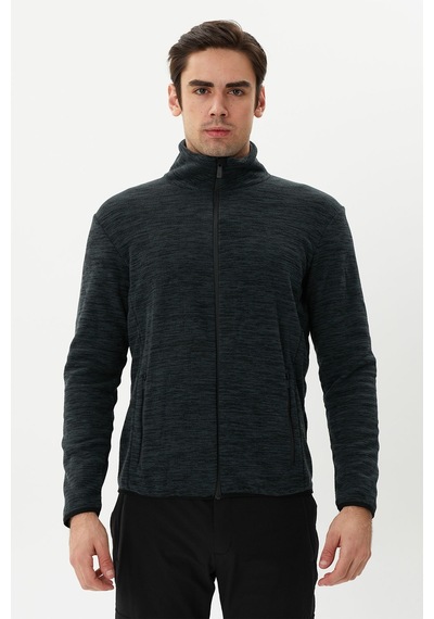 Exuma Erkek Tam Fermuarlı Polar 2112126 065-dark Grey