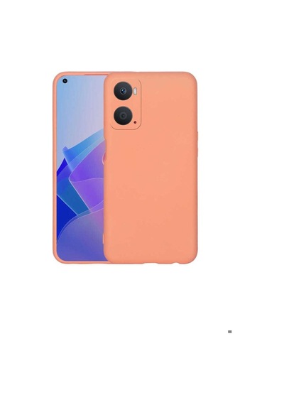 Oppo A76 Kılıf Zore Mara Lansman Kapak Turuncu