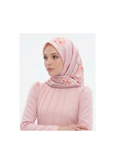 Bushu Prenses Twill Eşarp pembe