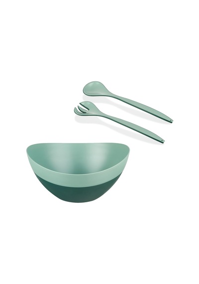 Selka Home Çift Renkli Kase Ve Salata Kaşığı 001