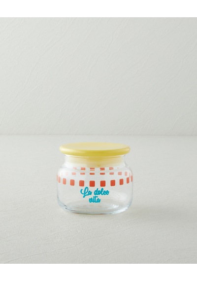 English Home Dolce Vita Cam Kavanoz 350 Ml Sarı Sarı